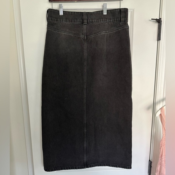 Free People Denim Midi Skirt - Picture 2 of 3